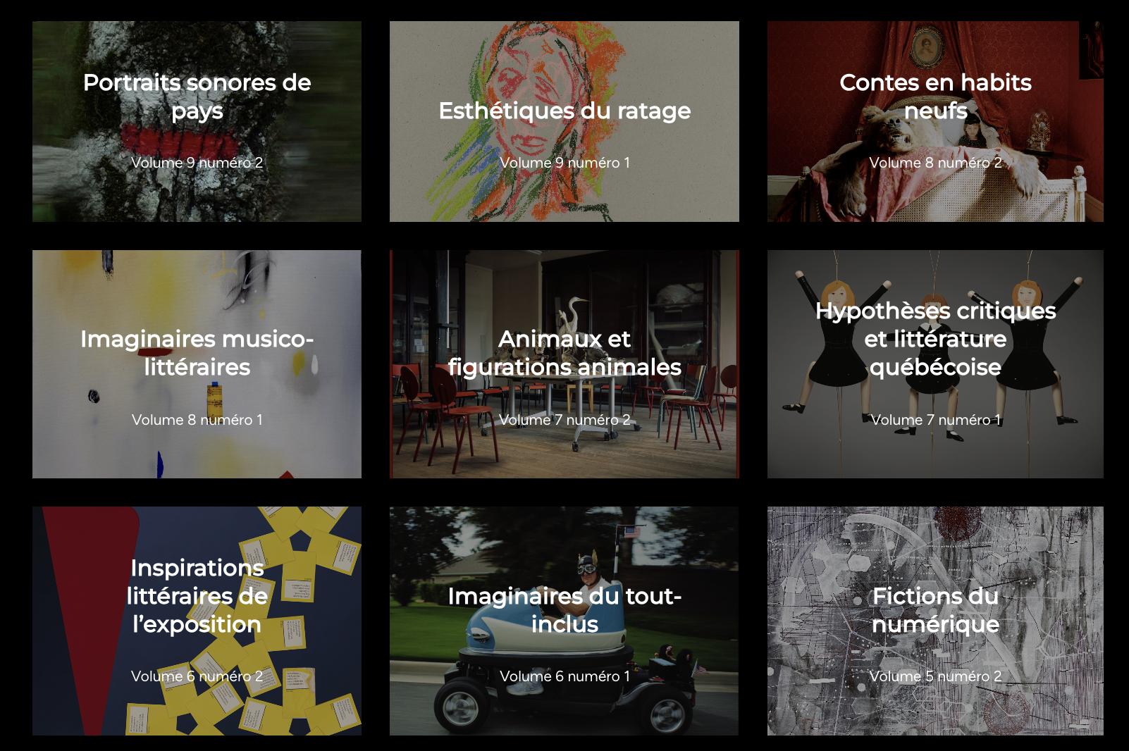 Captures – Nouveau site web